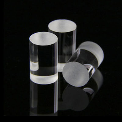 Tıbbi Sert 0,5 mm ila 120 mm Cam Çubuk Lens Safir Kuvars