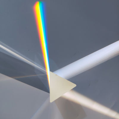 Sensör Ölçümü için Caf2 Eşkenar Optik Cam Prizma Kristal Lensler