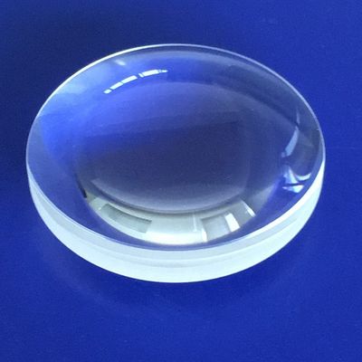300mm Optik Cam Lens Bikonveks Asferik Kaynaşmış Silika Küresel Cam Lens