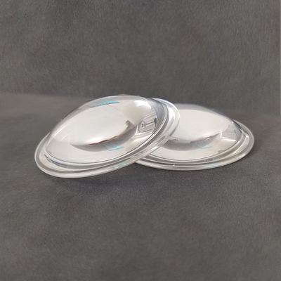 Led Meşale Işık Reflektörü Optik Cam Lens 50mm Cam Tir Lens 10 Derece Cob