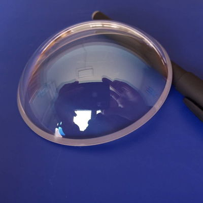 Kızılötesi termal görüntüleme kamerası için AR kaplama silika optik Sapphire Dome Lens