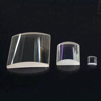 200mm BK7 Akrilik İçbükey Silindirik Lens Şeffaf