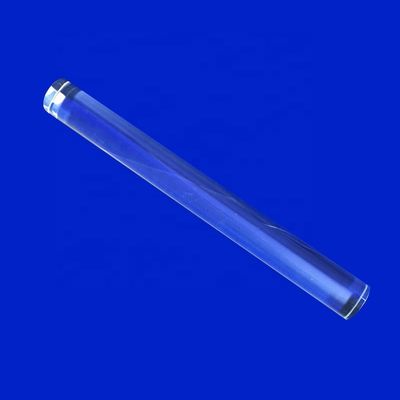 Lazer Makinesi için 10mmx60mm Safir 0.5mm ila 50mm Cam Çubuk Lens